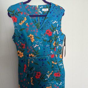 {Calvin Klein} Floral Dress